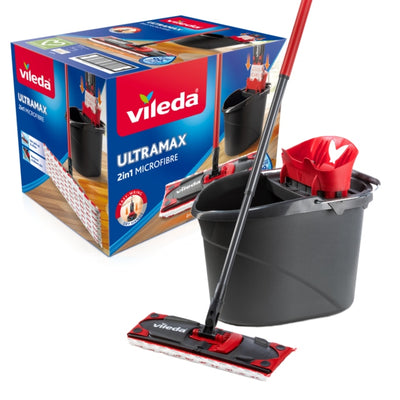 Vileda UltraMax Complete Mop & Bucket Set Openbox