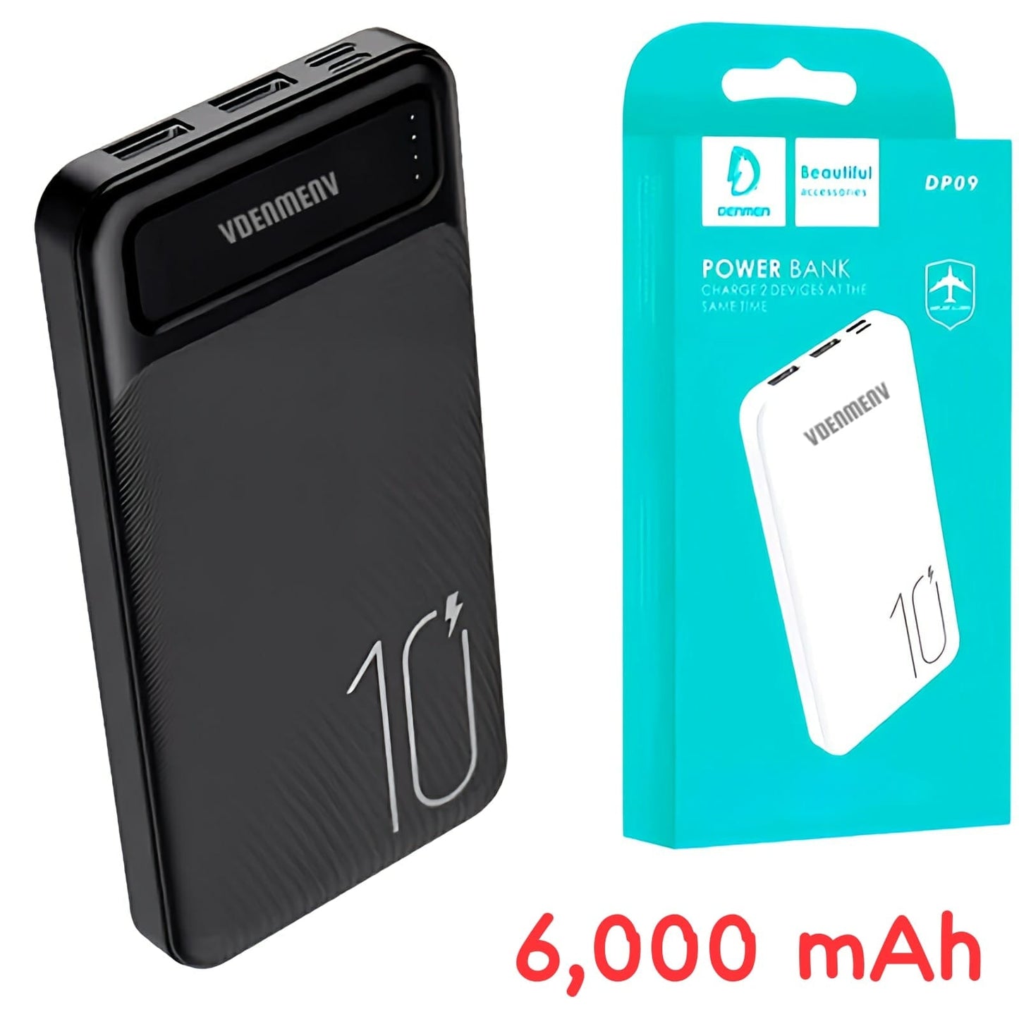 DP-09 6,000 mAh Power Bank