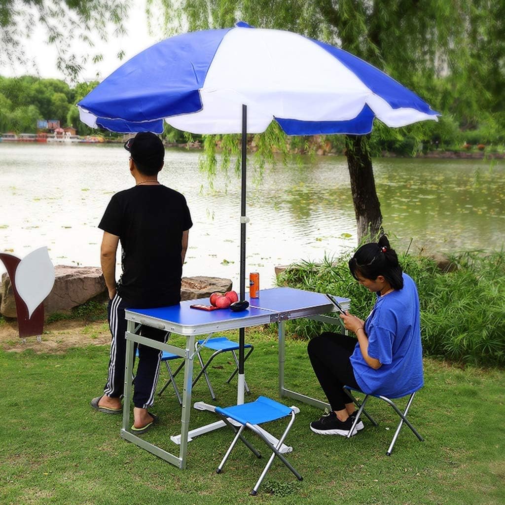 Foldable Aluminum Table with 4 chairs