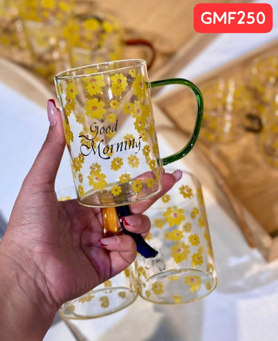 GOOD MORNING MUGS 6 PCS