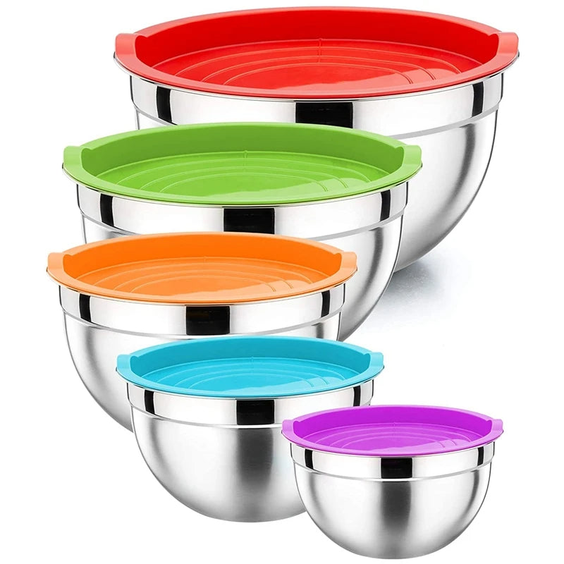 5 in 1 Stainless Bowl Set