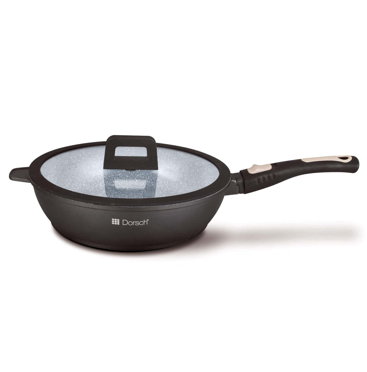 DORSCH NON STICK DEEP SAUTE PAN WITH LID