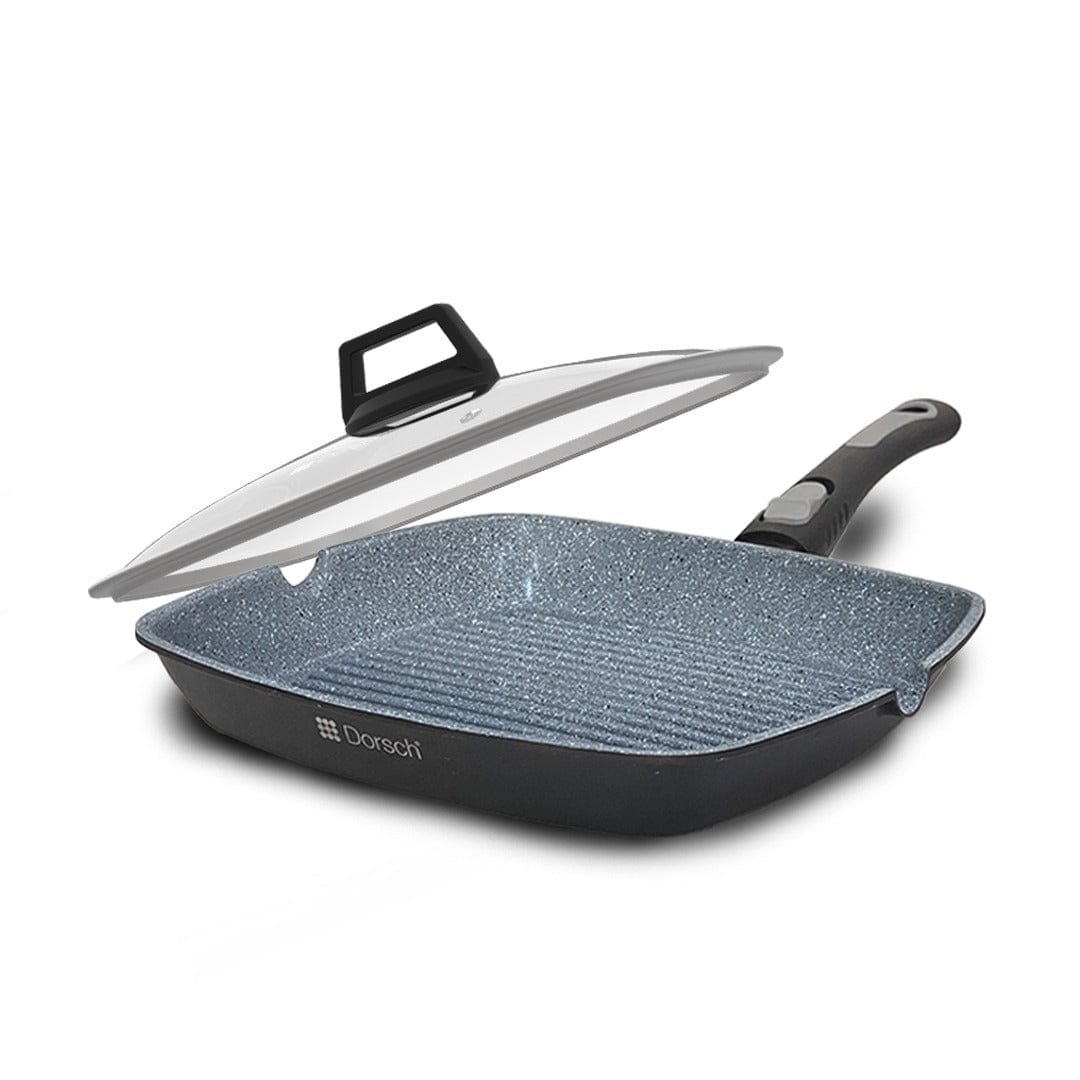 DORSCH NON-STICK GRILL PAN WITH LID