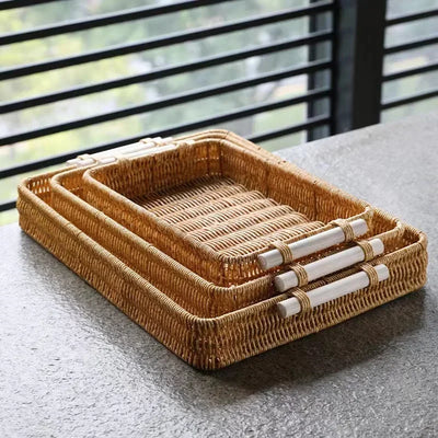 Handmade Japanese Trays 3pcs Set FR1706