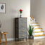 Modern Wood & Metal Drawer Stand HA8003