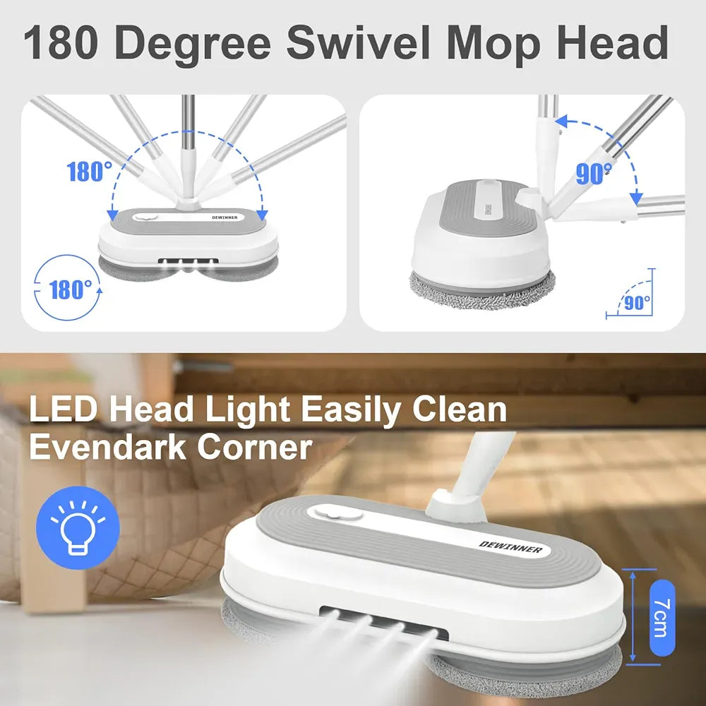 Cordless Dual Spin Spray Mop HA6027