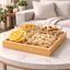 Wooden & Glass Tray LSH346