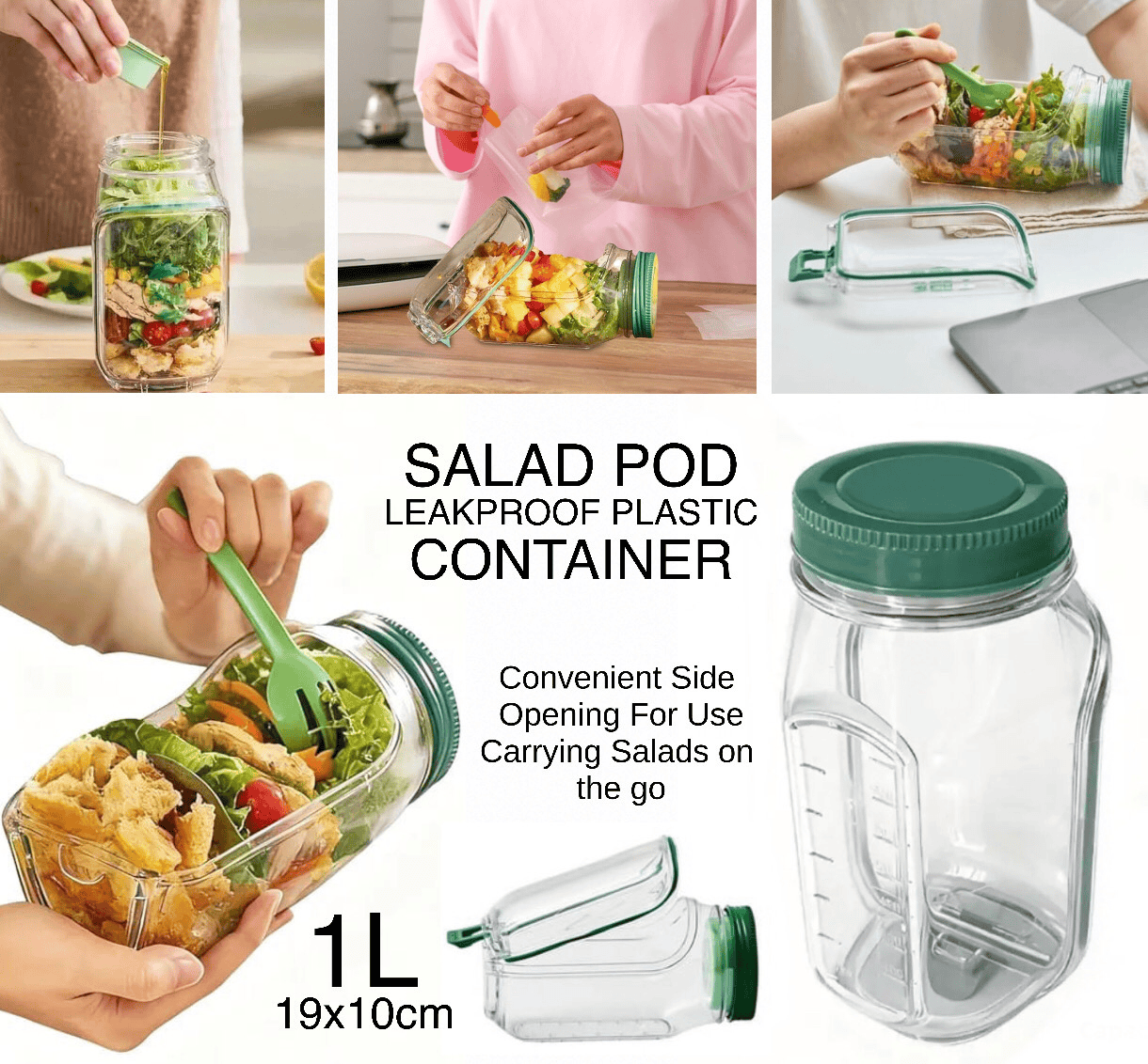 Salad Jar 1L KT272