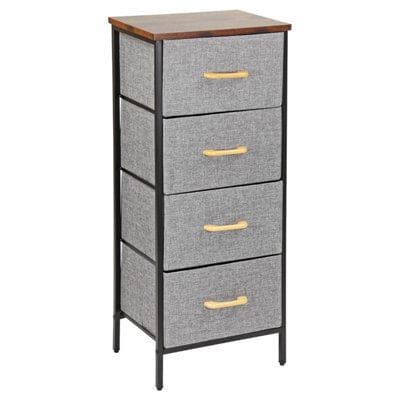 Modern Wood & Metal Drawer Stand HA8003