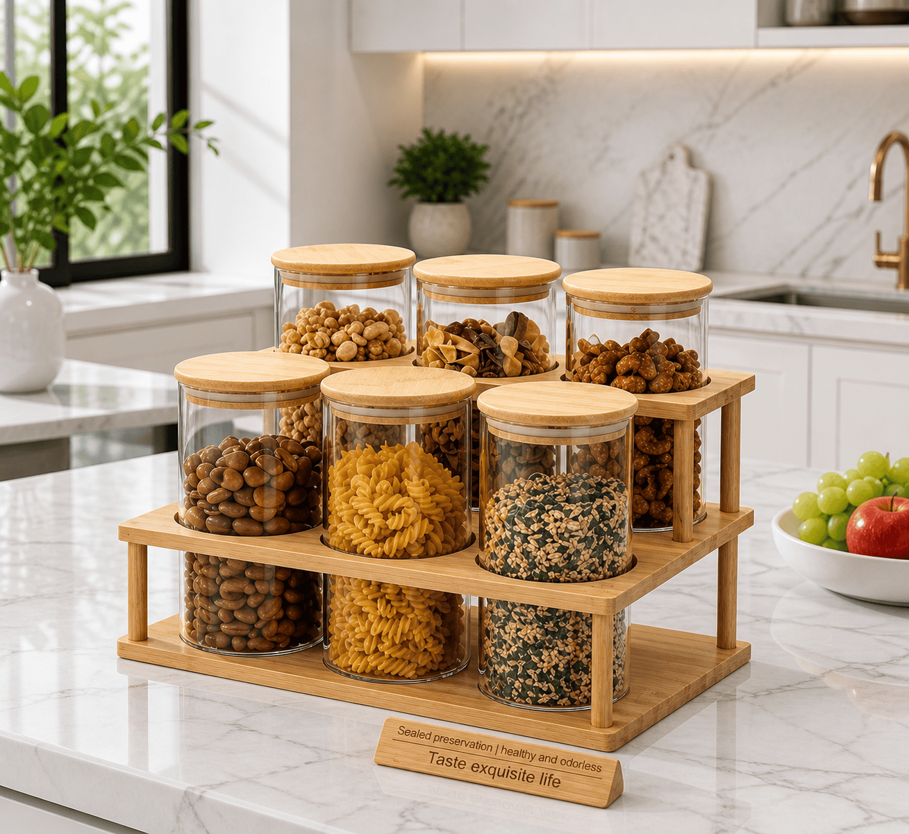Container Glass Jars Set KW7403NP
