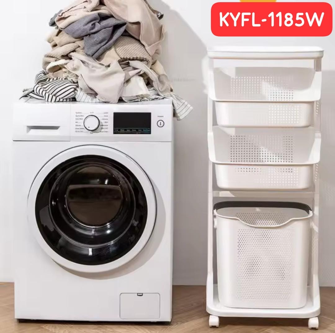 3 Baskets Laundary Stand