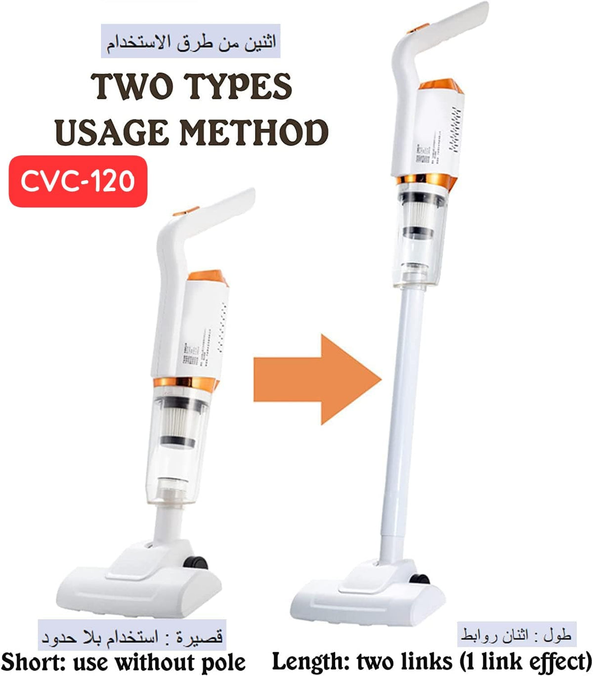 Vaccuum Cleaner CVC-120W CVC120
