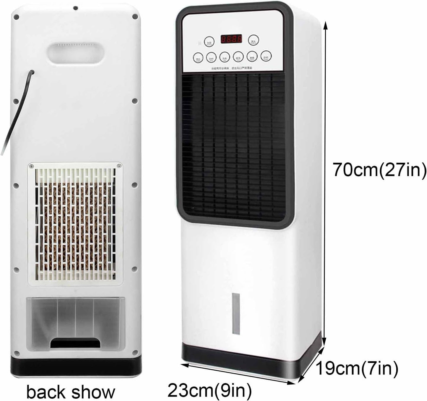 Zumaha Oscillating Air Conditioning Fan