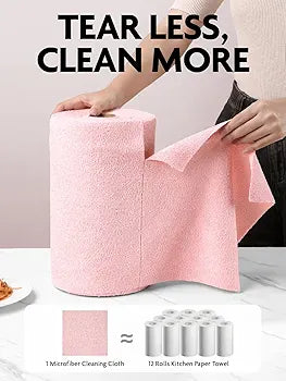 Microfiber Towel 20pcs Roll