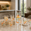7pcs Glass Kettle Flower Set KW5628QJ