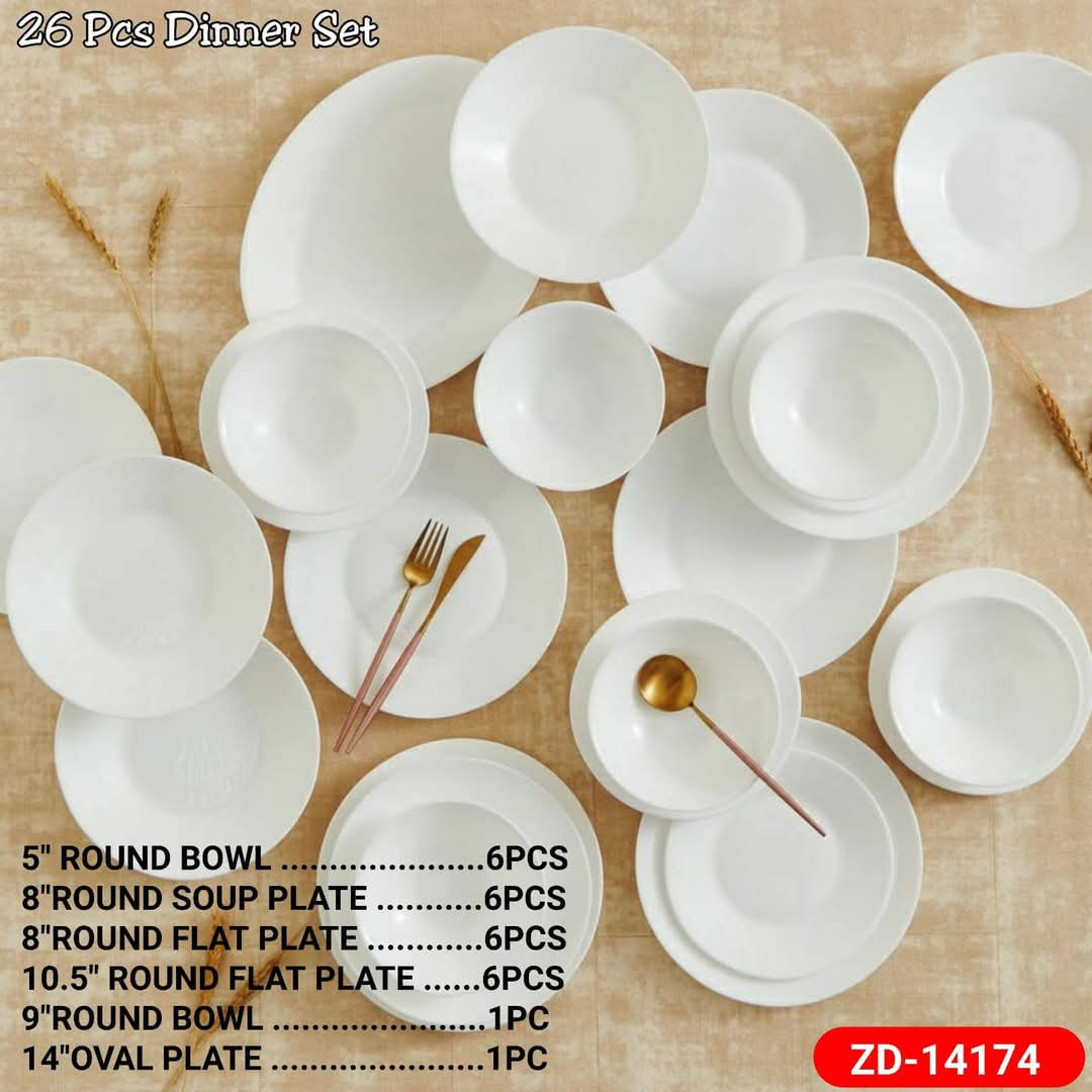 26pcs Dishes Set