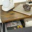 Modern Wood & Metal Drawer Stand HA8003