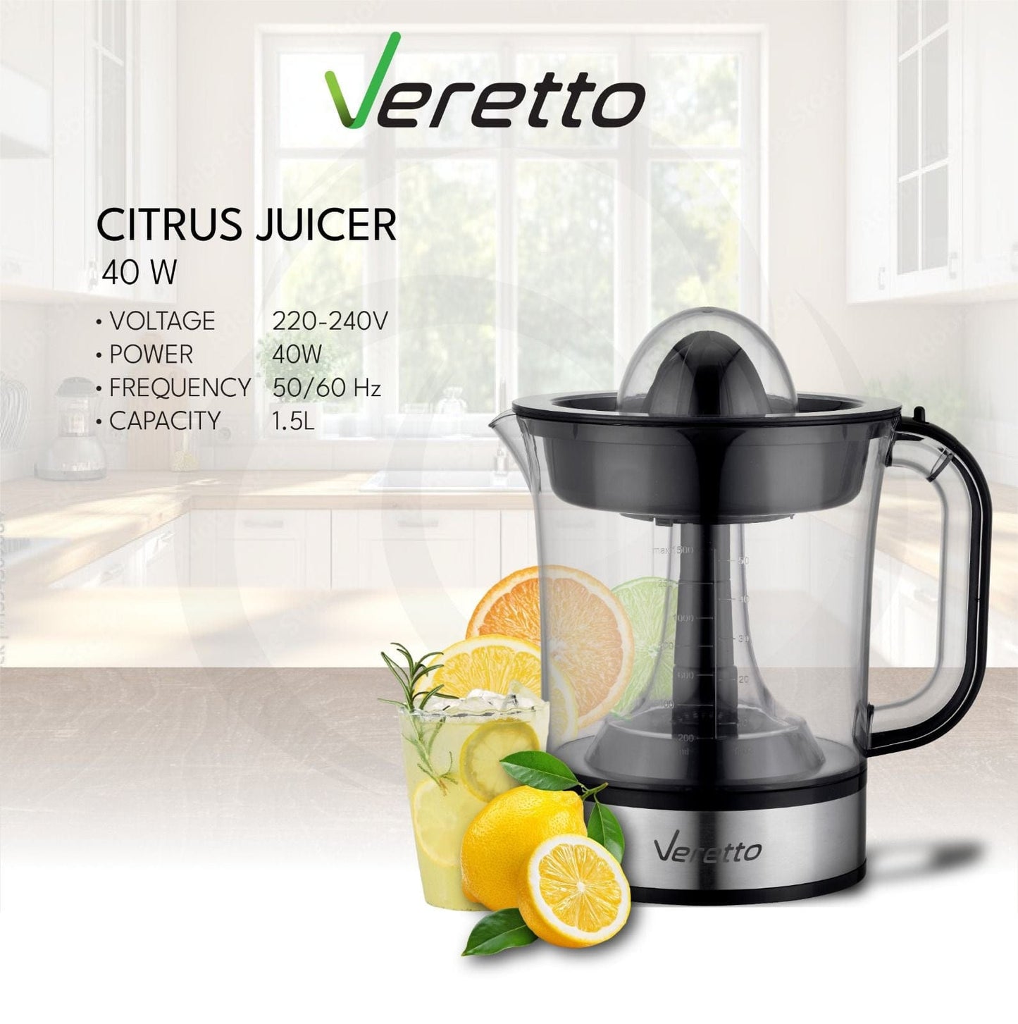 Veretto Citrus Juicer 40W KT3101