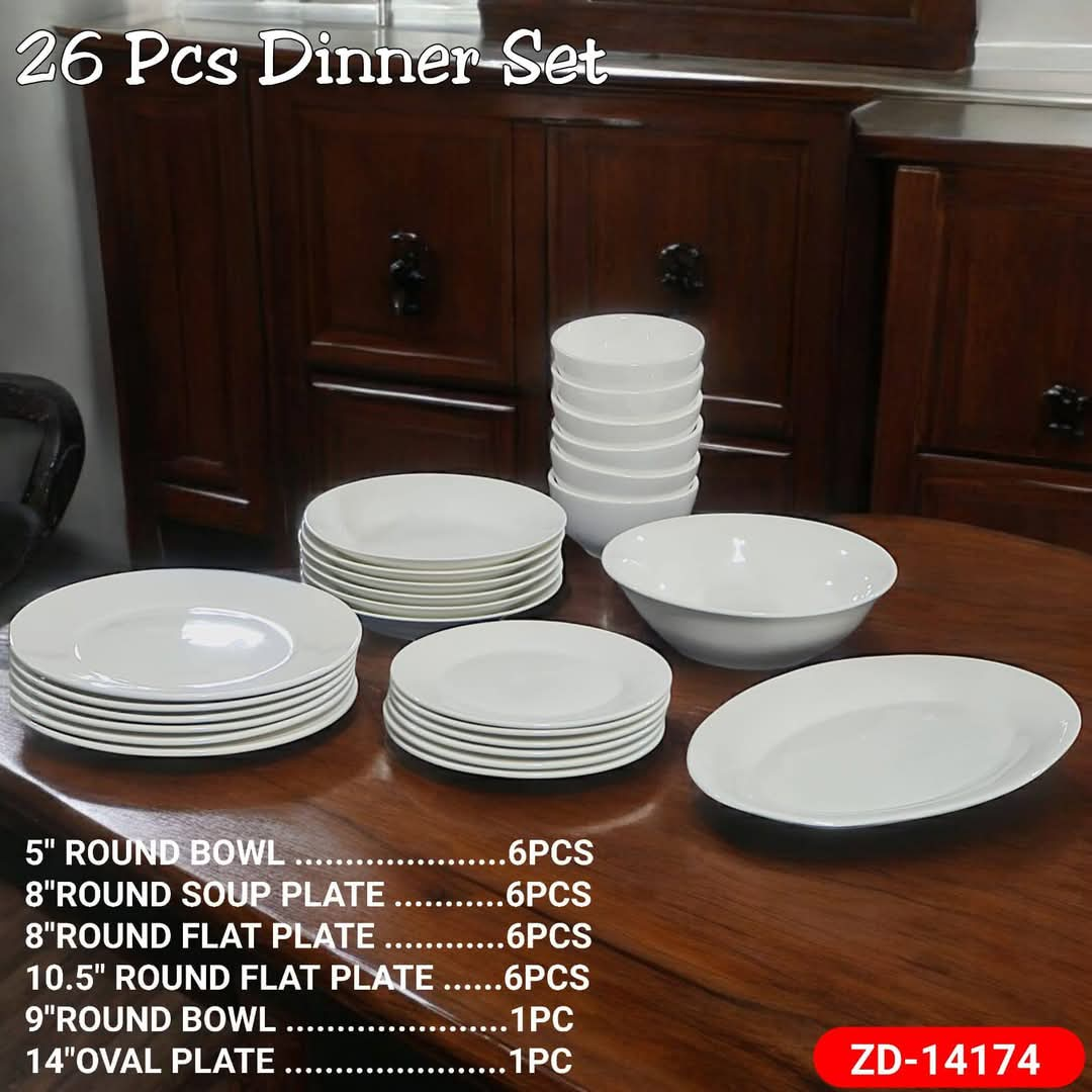 26pcs Dishes Set