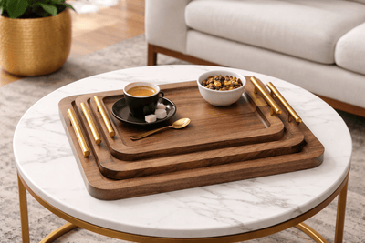 3 Trays Wooden Set KW4726MF