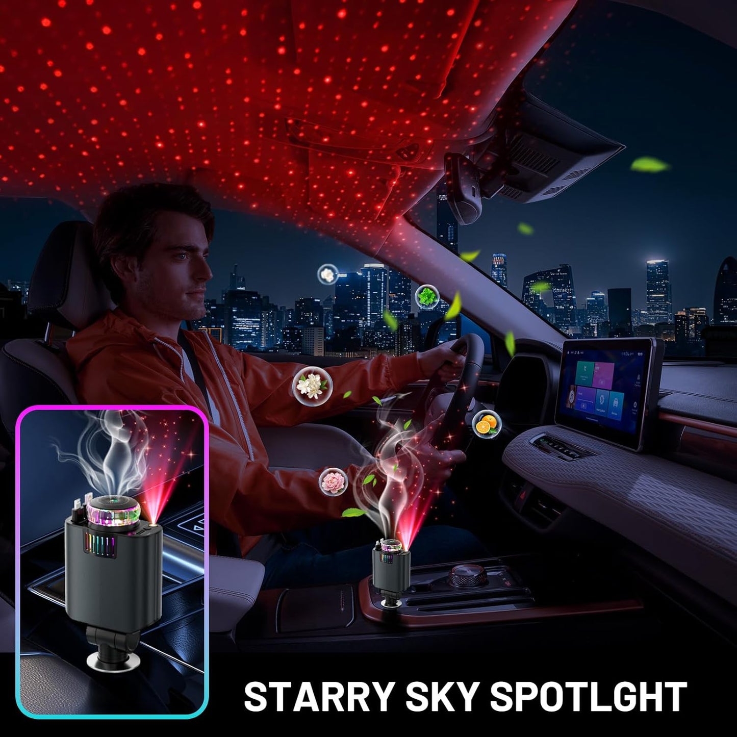 5 In 1 Car Charger Star Light CP4281XR