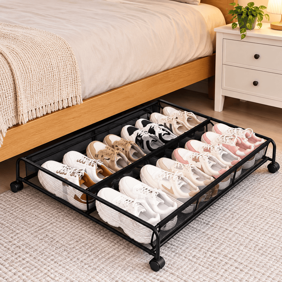 UnderBed Shoes Organizer