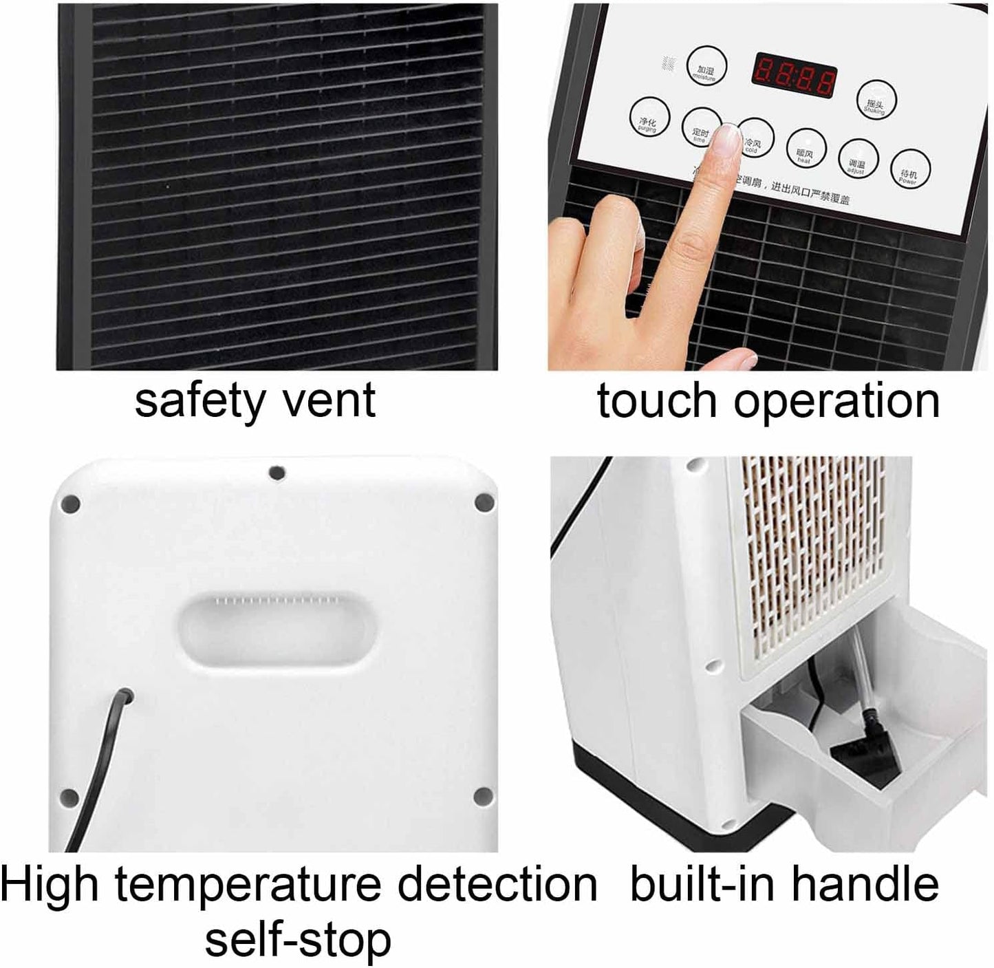 Zumaha Oscillating Air Conditioning Fan