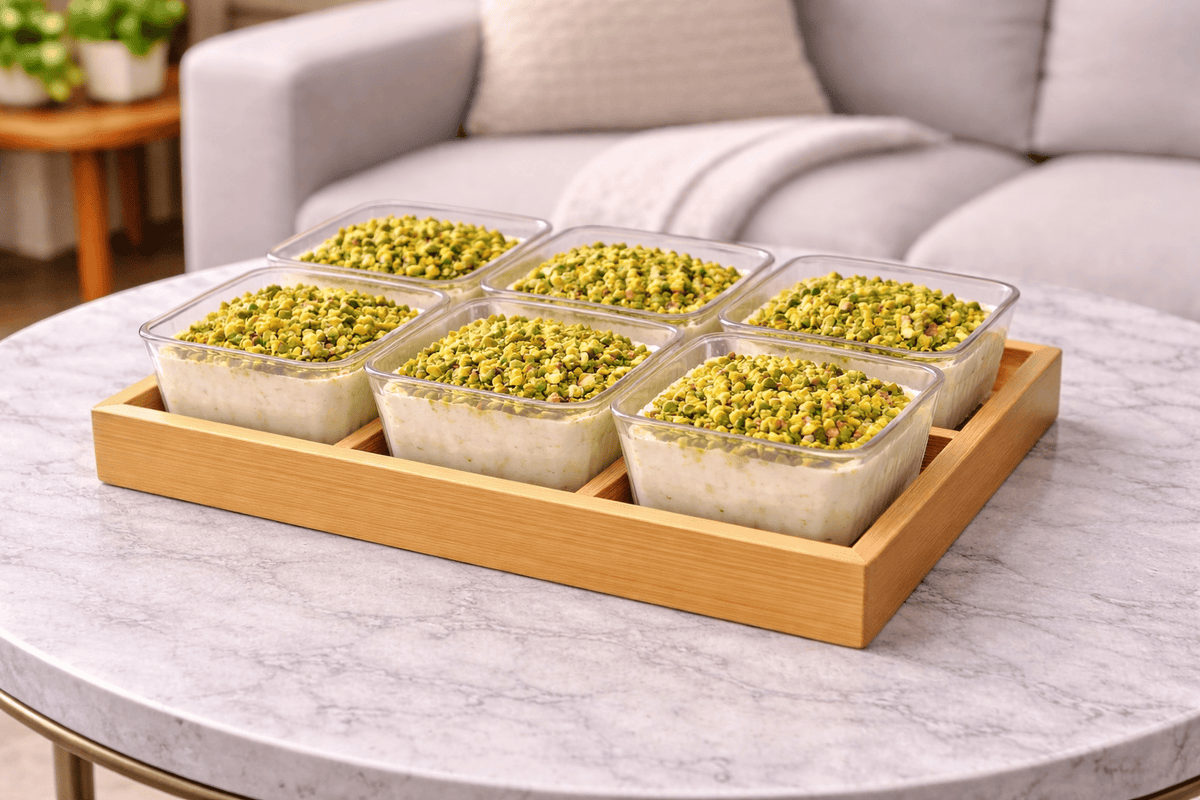 Wooden & Glass Tray HI9517QX