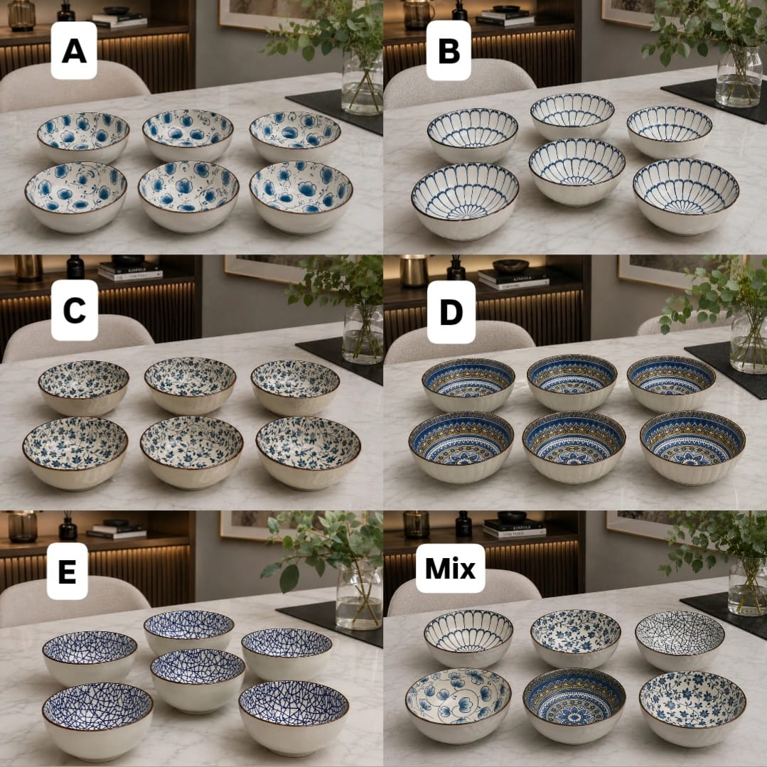 Ceramic Bowls 6pcs KW2604LP