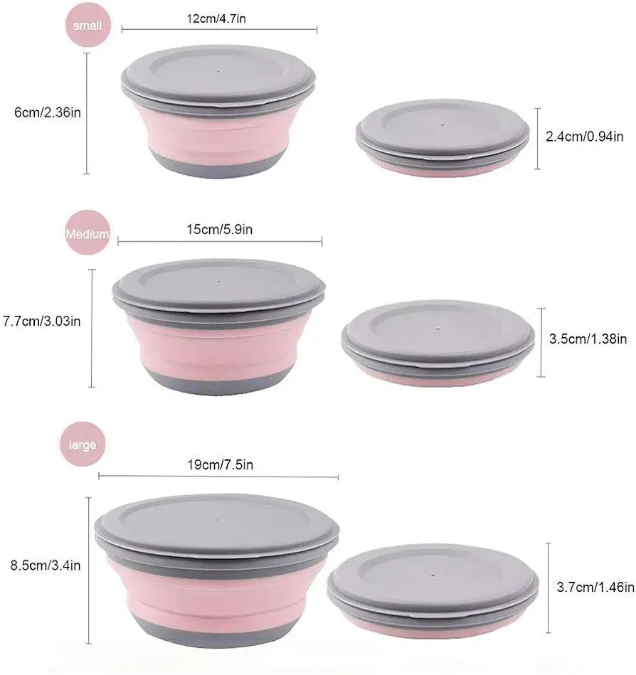 3in1 Collapsible Food Container