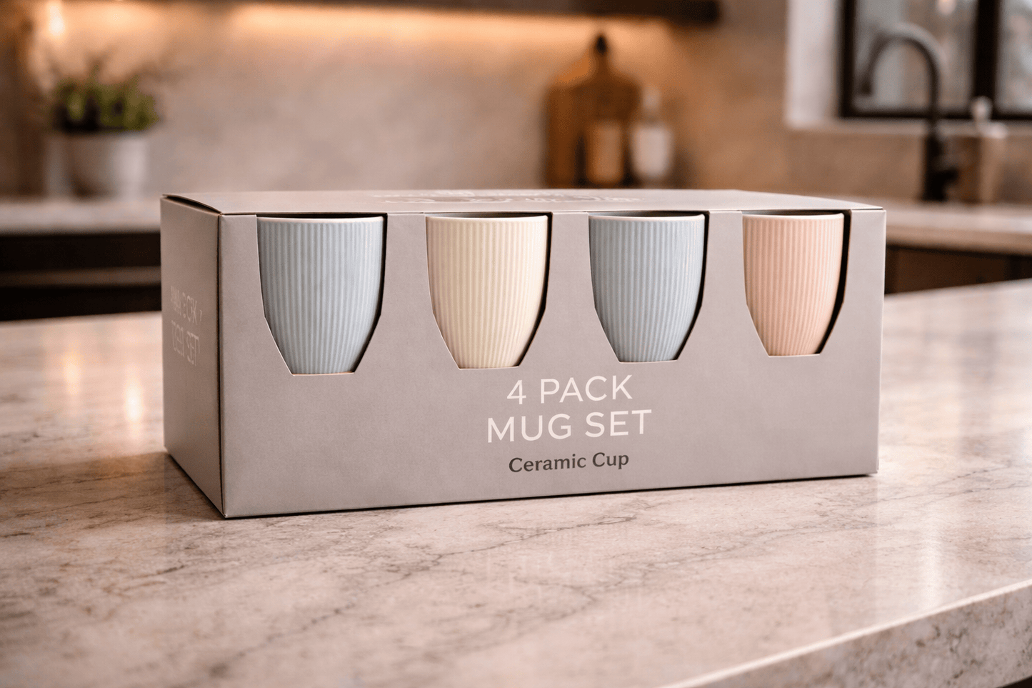 Ceramic Mug Set (3/4 pcs) HA8005