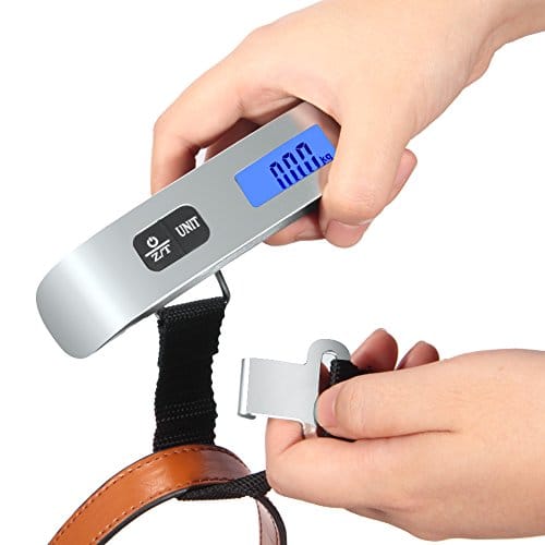 Portable Traveler Luggage Scale LCD Display HA22250