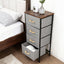 Modern Wood & Metal Drawer Stand HA8003