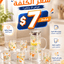 7pcs Glass Kettle Flower Set KW5628QJ