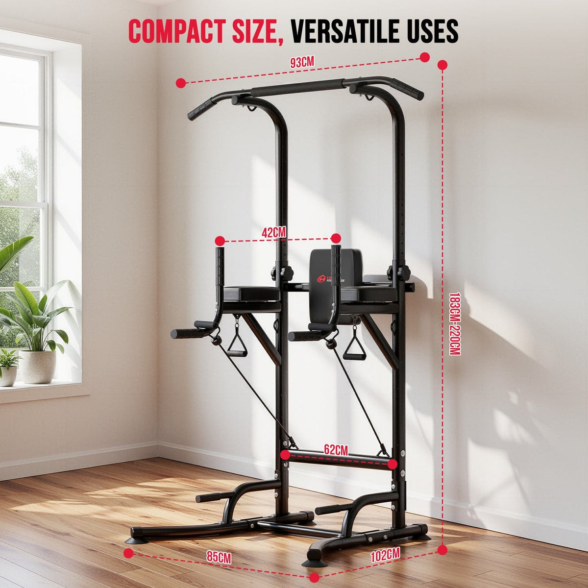 Power Tower Pullup Bar