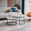 Marble Wood Tables Set of 2 HI7524QN