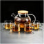7in1 Glass Teapot With 6 Cups KW5603LP
