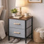 Modern Wood & Metal Drawer Stand HA8003