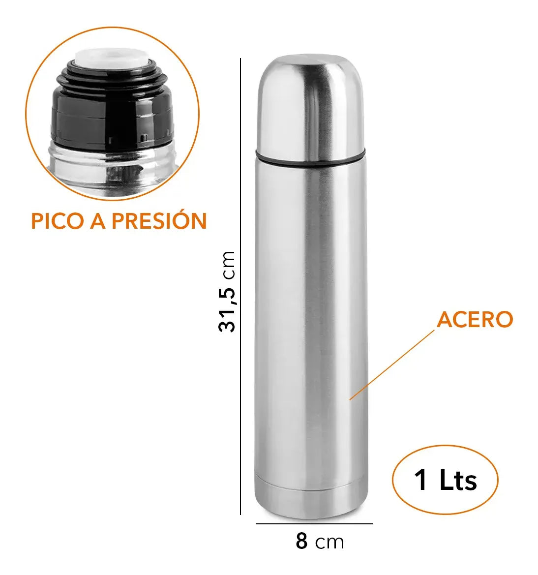 1L VACUUM FLASK THERMOS Hp2308
