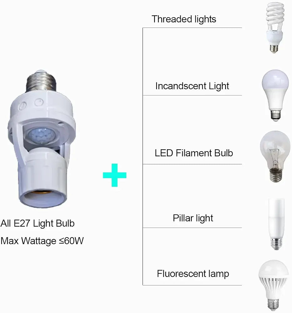 Infrared sensor Lamp Holder LI9251BW