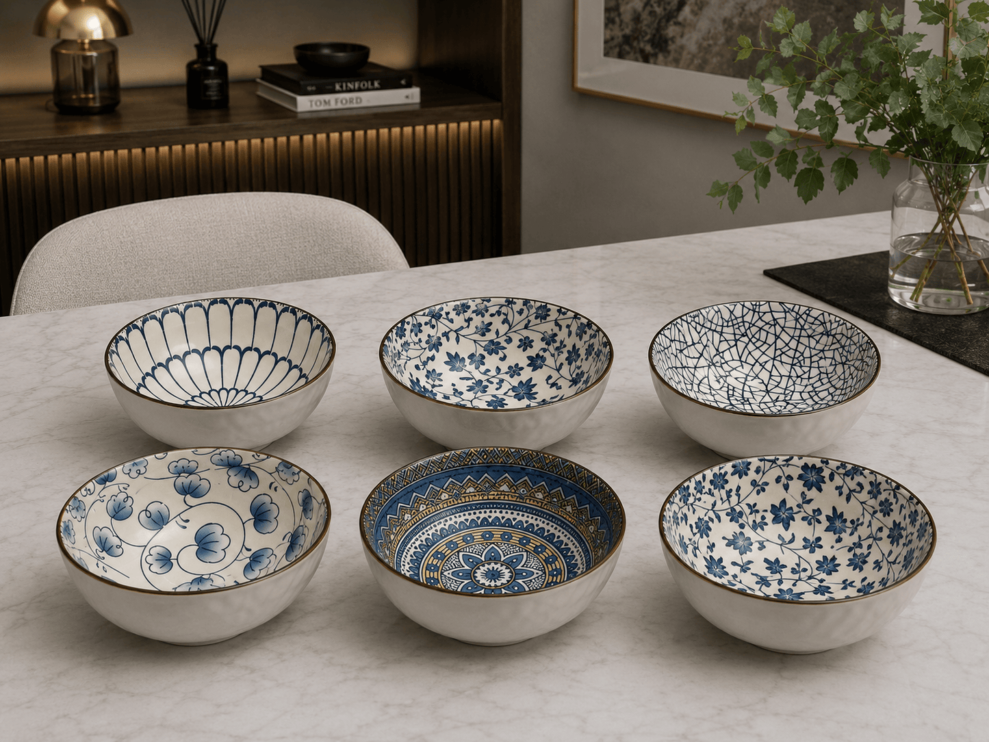Ceramic Bowls 6pcs KW2604LP