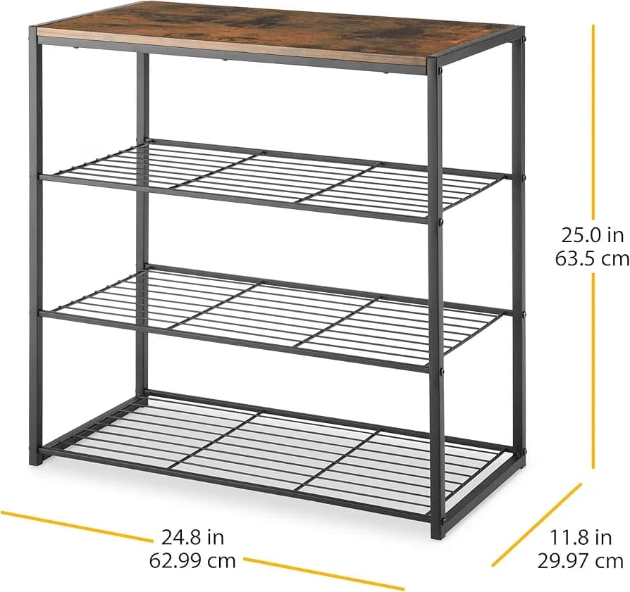 Console Wood & Metal Stand HA8002