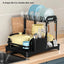 Drainable kitchen rack 2 tier