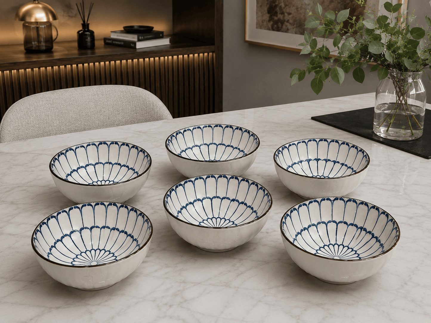 Ceramic Bowls 6pcs KW2604LP