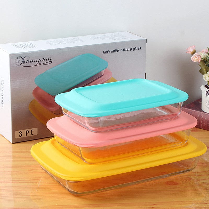 Oven Glass Food Storage 3 pcs HA8006