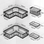 CADDY BATHROOM SHELFS 5PCS HI5527LX