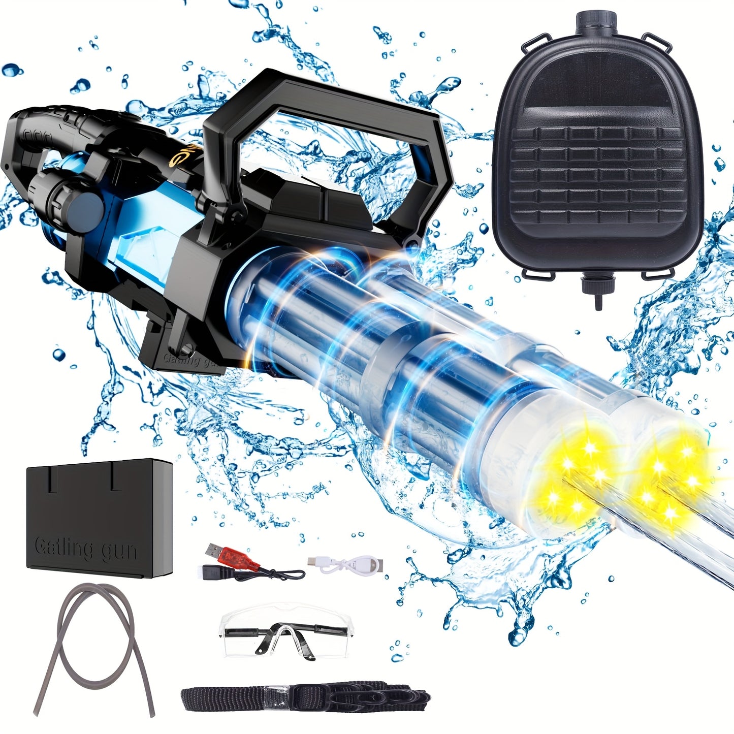 Gatling Water Machine Gun
