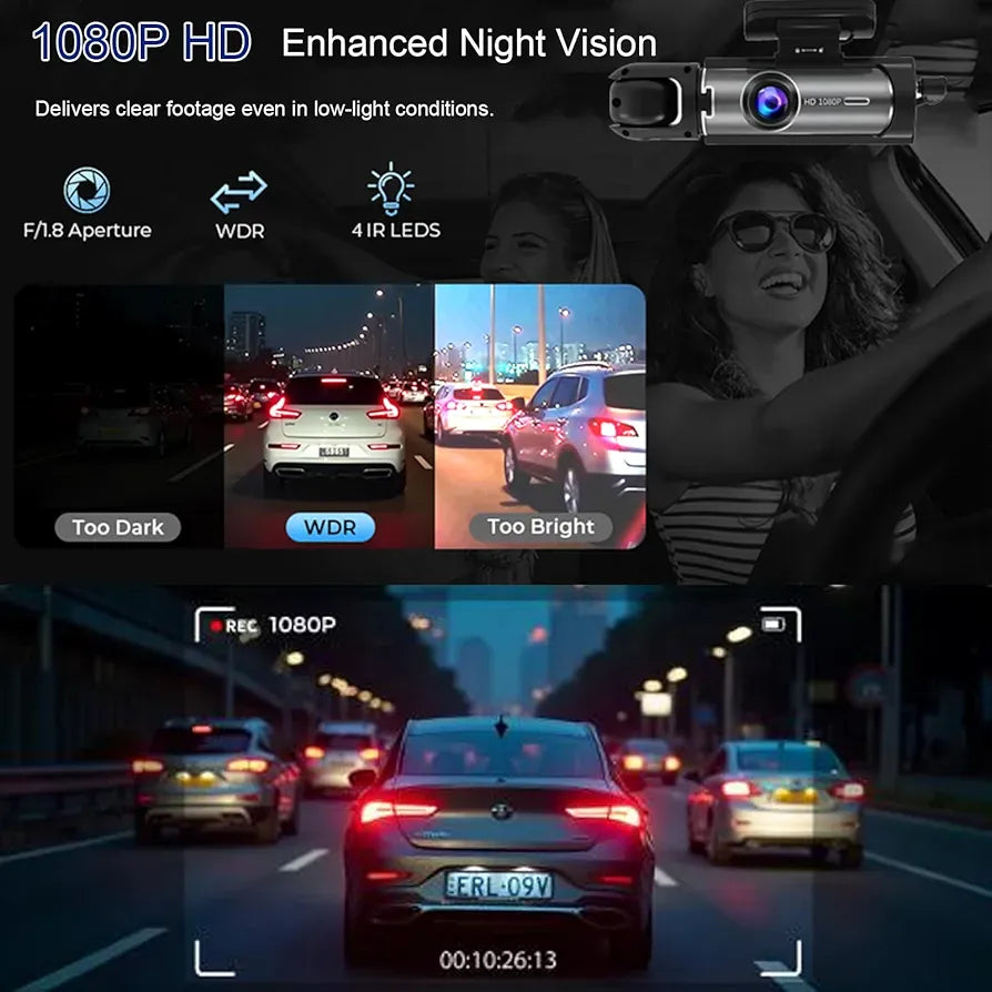 HS Car Dash Cam CP3157DC