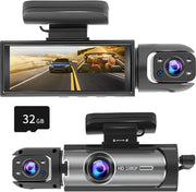 Car Dash Cam 1080P Dual Cameras