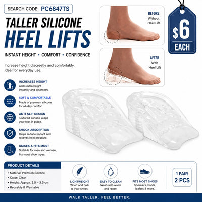 BE TALLER SILICONE INSOLES PC6847TS